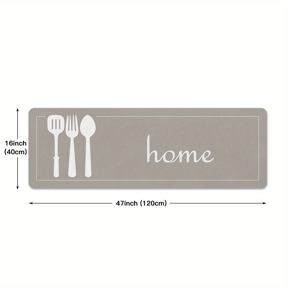 Soft Kitchen Floor Mat Non slip Waterproof Kitchen Mat Machine Washable