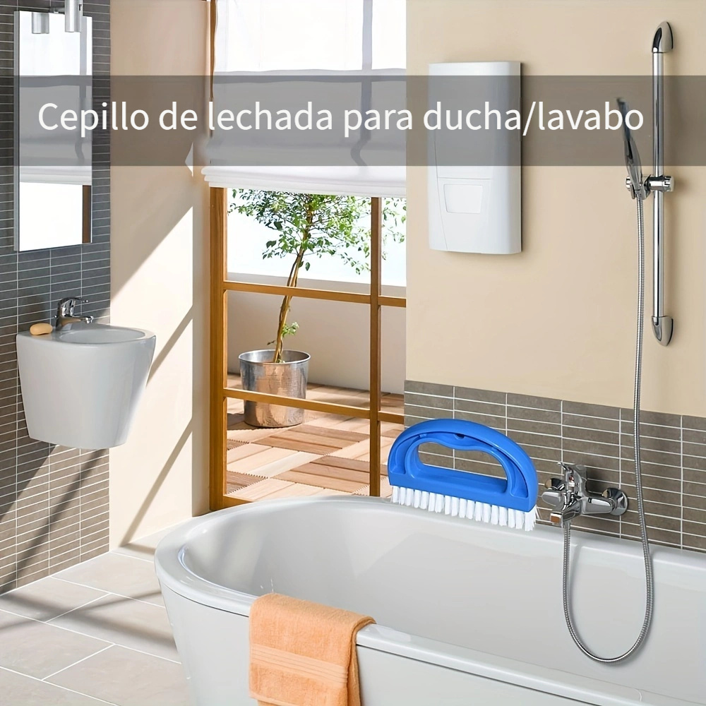 Cepillo limpiador de lechada duradero, depurador de juntas de azulejos para  el hogar cepillo de limpieza de lechada de azulejos pequeños de cerdas  rígidas para línea de piso de ducha