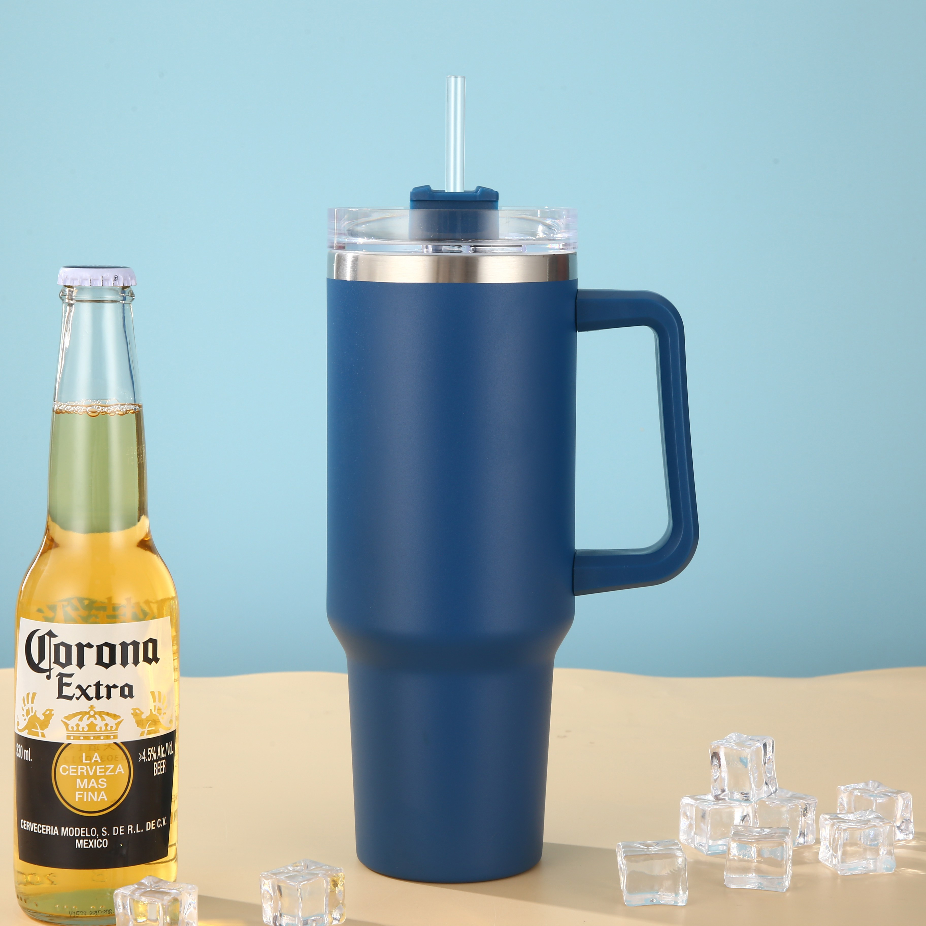 Corona beer tumbler cup