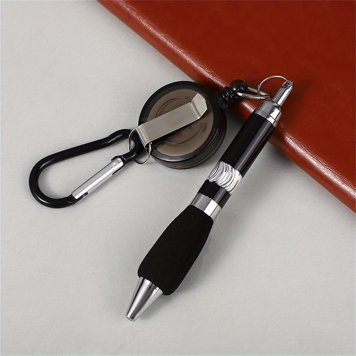 Mini Pen with Black Ink, Badge Reel Mini Clip on Pen black Ink, Badge Reel  Accessories, Medical ID Clip on Pen, Clip on Pen 