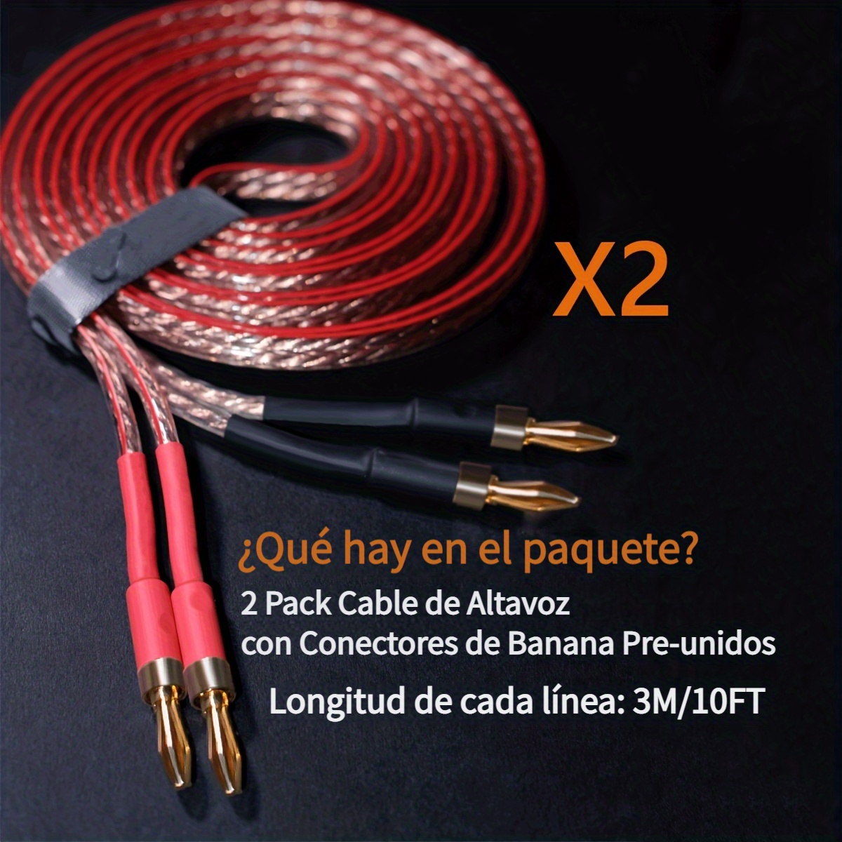 Dynavox Cables de altavoz
