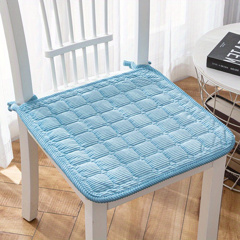 Breathable Dining Chair Cushion With Straps Soft And - Temu