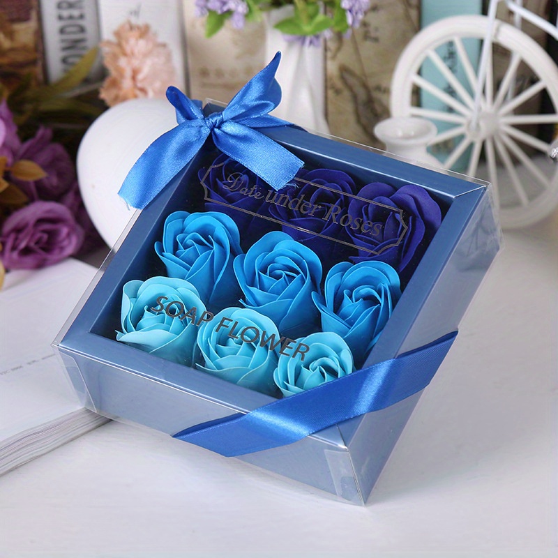 1Box Roses Soap Flowers, Valentine'S Day Gift, Holiday Party Decor, Couple  Gift, Room Decor, Holiday Ornaments, Valentine'S Day Supplies,Soap Flower  Rose Eternal Flower Gift Box Creativity, Soap Flower Decoration Artificial  Flower Souvenir