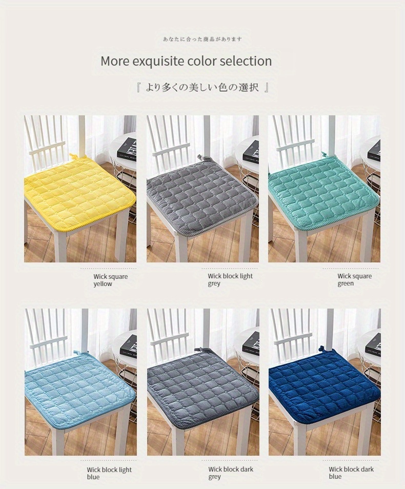 XIEMINLE Armchair Sofa Thick Seat Pads Adults Chair Seat Cushions, Square  Cushion Pearl Cotton Chair Cushion, Cover Indoor Outdoor Seat Pad Cushions