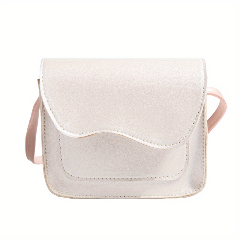 Children's Simple Flap Crossbody Bag, All-match Shoulder Bag For