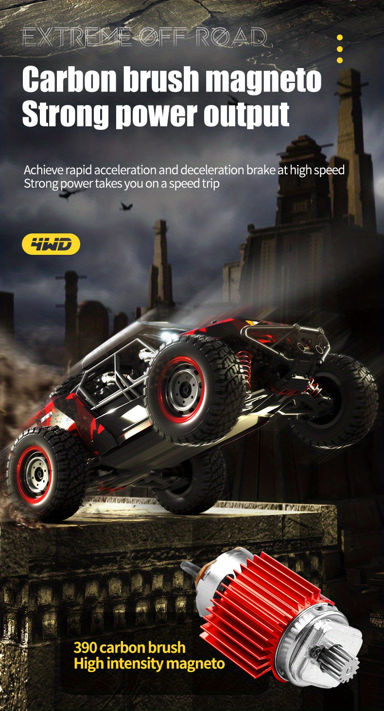 Carro de Controle Remoto 4x4 - Rock Crawler Extreme Off Road