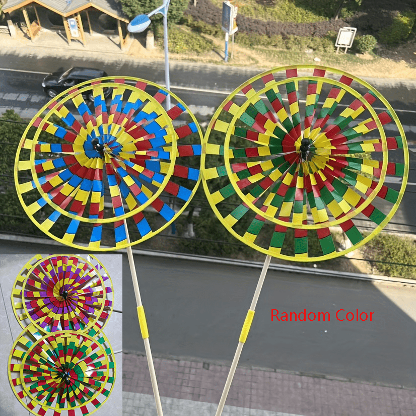 Outanaya 100pcs Toys Miniature Windmill Wind Spinners for Garden Windmill  Toy for Kids DIY Pinwheels Mini Windmill Colourful Pinwheels Windwill Toy