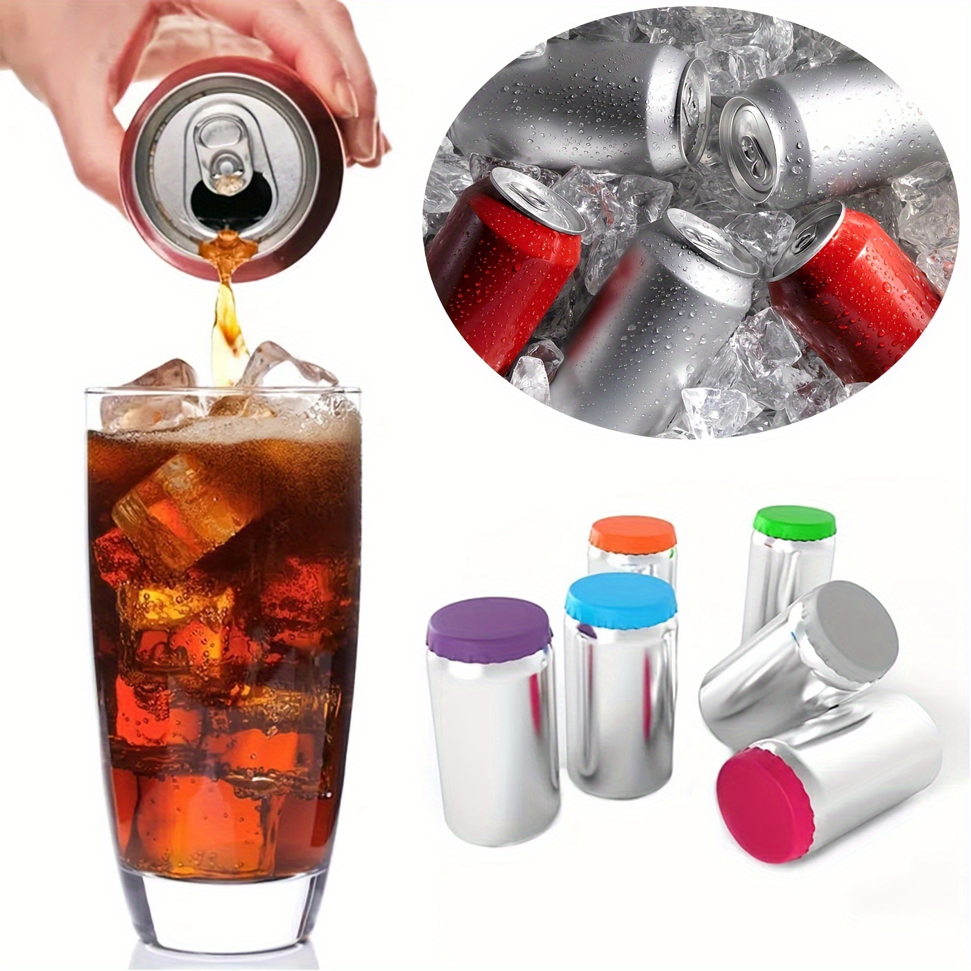Silicone Soda Lid Silicone Cover Lids Cans Soda Lids Temu