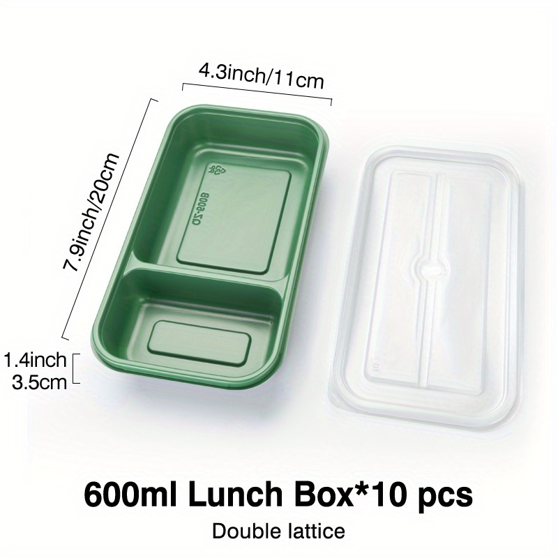 Disposable Lunch Boxes Emerald Bento Lunch Boxes Take Away Lunch Boxes  Party Dim Sum Snacks Pack Party Snack Boxes Cover - Temu