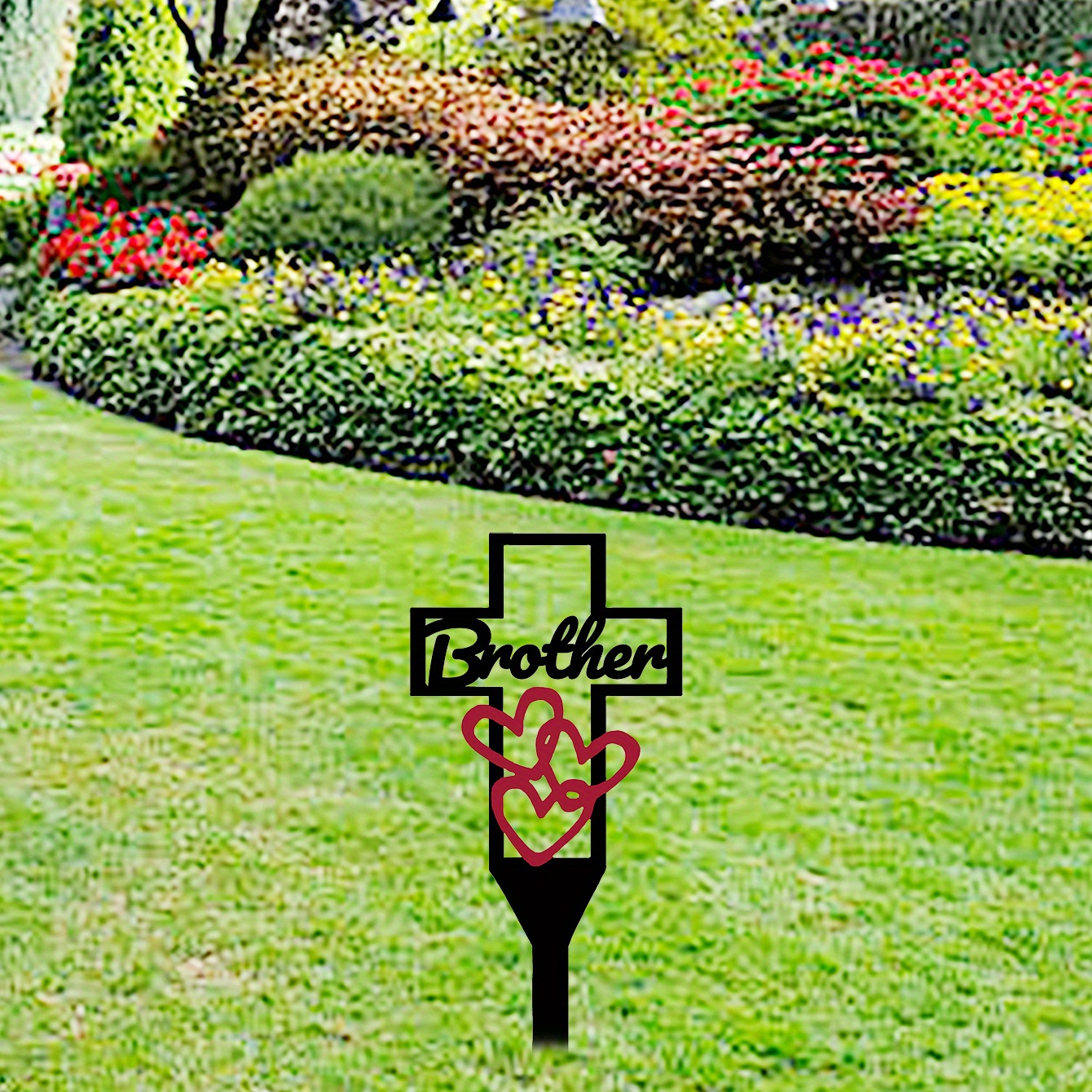 Iron Art Commemorative Graveyard Stake - Temu