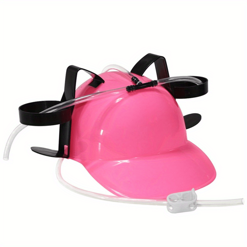 Lazy Lounged Straw Cap Drinking Hat – Beverage Helmet