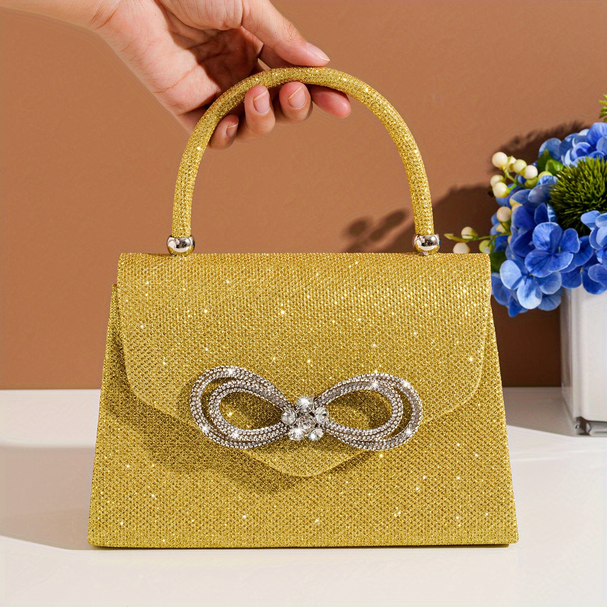 Elegant Satchel Bag : Rhinestone Decor Bag & Classic Vintage Wallet,  Women's Handbag - Perfect For Party ! - Temu Germany