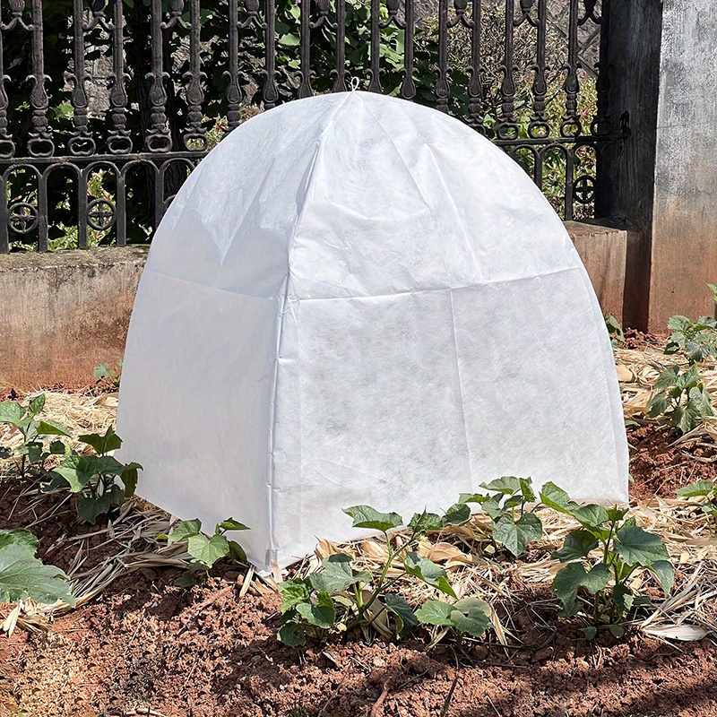 WOTEG protection pour plantes à congeler | Couverture d'hiver en tissu  antigel avec cordon serrage | Couverture jardin pour plantes contre le gel  par