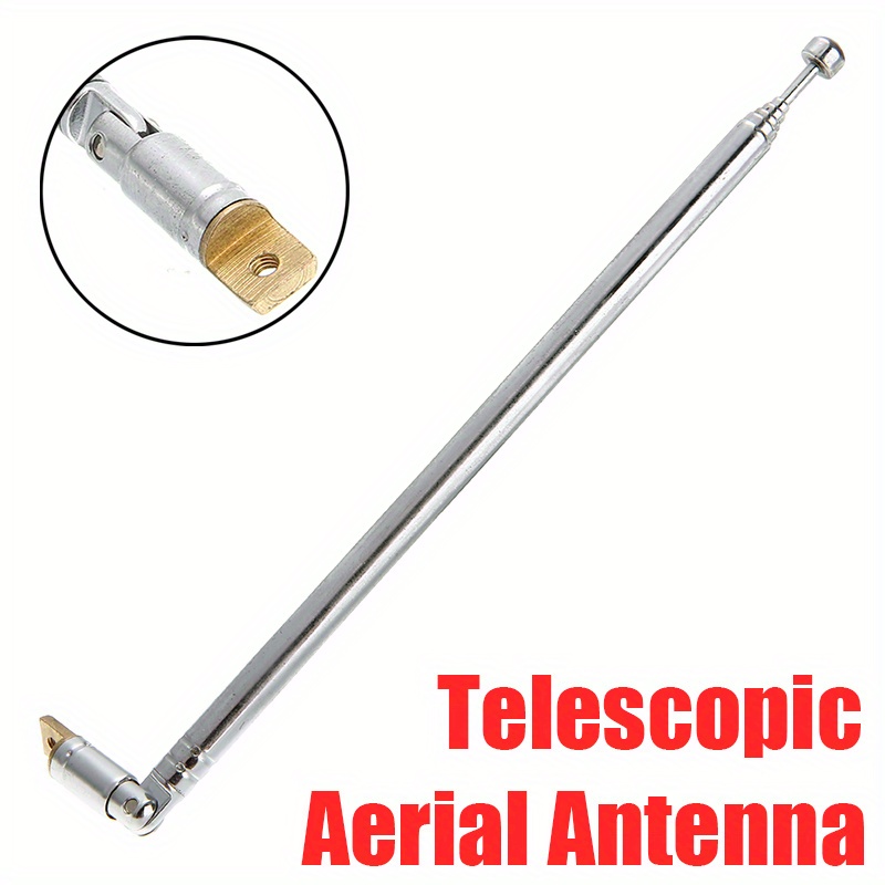 JINXN Remplacer l'antenne radio Antenne télescopique en acier inoxydable en  laiton 4 sections antenne radio AM FM de - Cdiscount Informatique