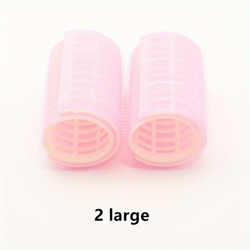 TEMU Air Bangs Curling Barrel Fluffy Curlers Autoadhesivo Sin Calor Peluquería Herramientas Para Rizar El Cabello Plástico DIY Air Bang Hair Curlers