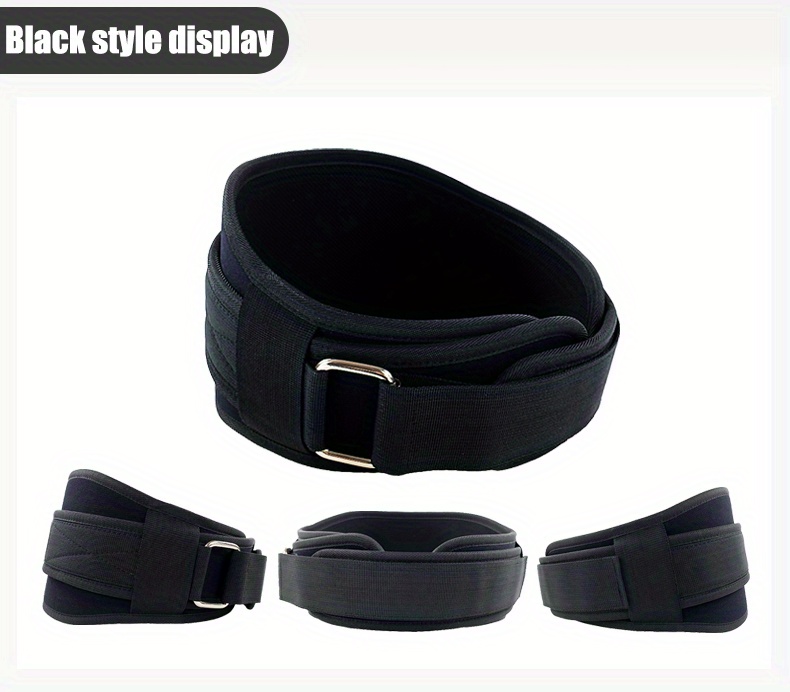 3 Layer Weight Lifting Belt - Auto Locking Gym Belt for Men and