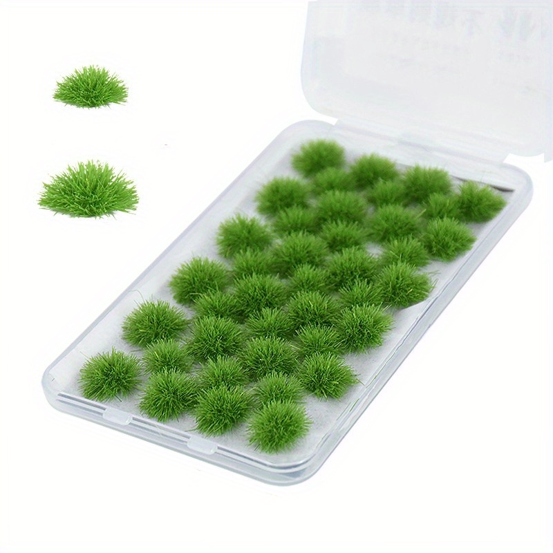6pcs Fairy Garden Grass 6 X 6 Inches Miniature Artificial Craft Grass, Moss  And Succulents For Micro Landscape Diy Decoration Materials Suitable For  Doll House Decoration Diy Decoration-15x15cm