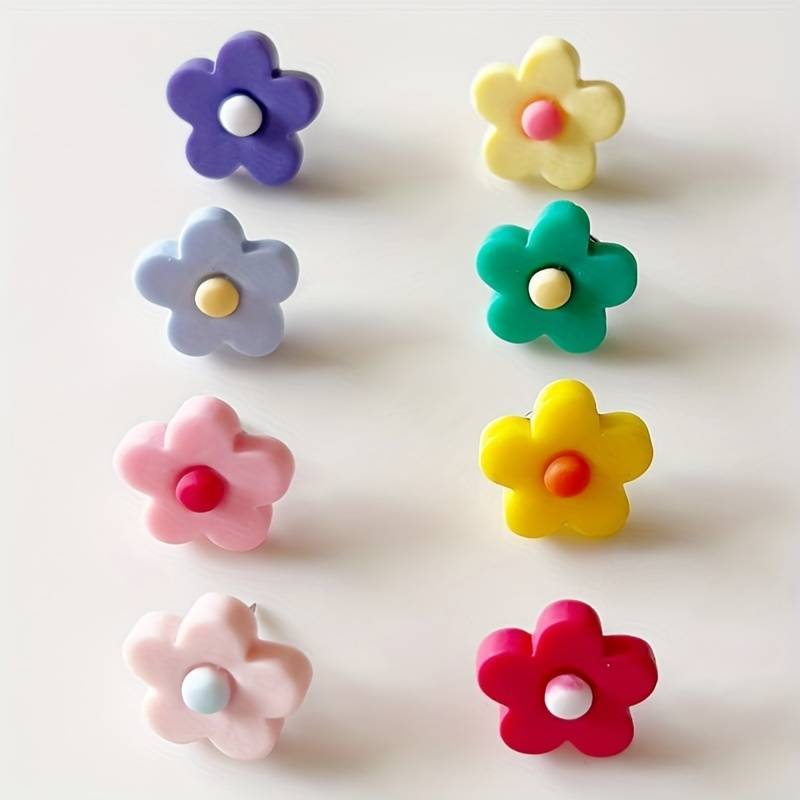 Colorful Daisy Flower Push Pins Thumbtack Push Pins Cork - Temu