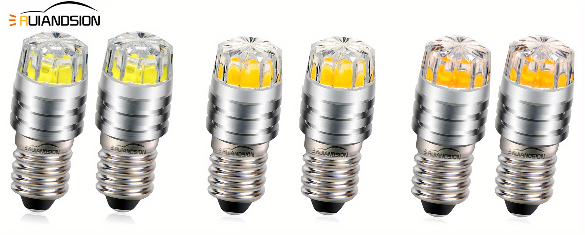 Ruiandsion E10 Upgrade Led Flashlight Bulbs 3v 4.5v 6v 12v - Temu