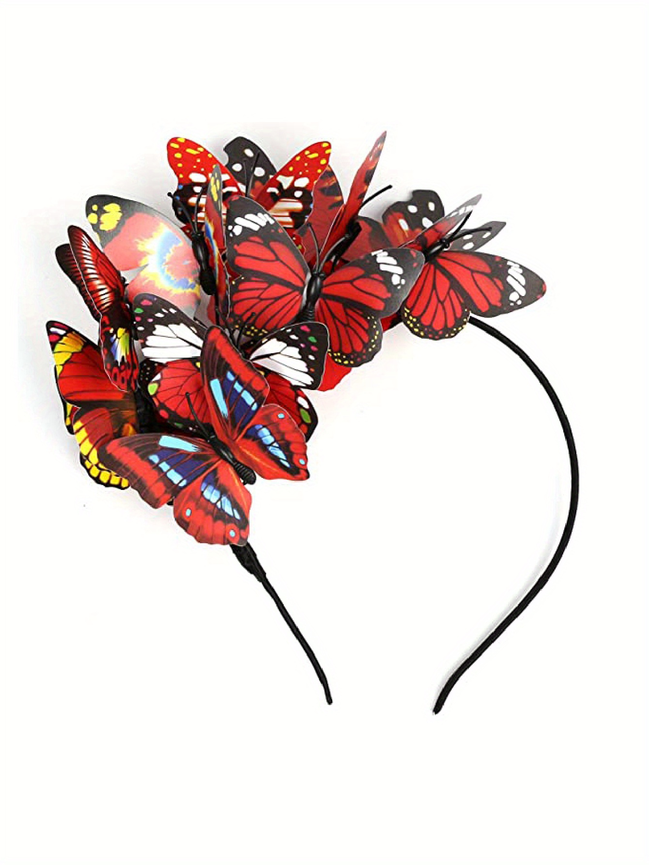 Butterfly Fascinator Hat Monarch Butterfly Headband Crown - Temu