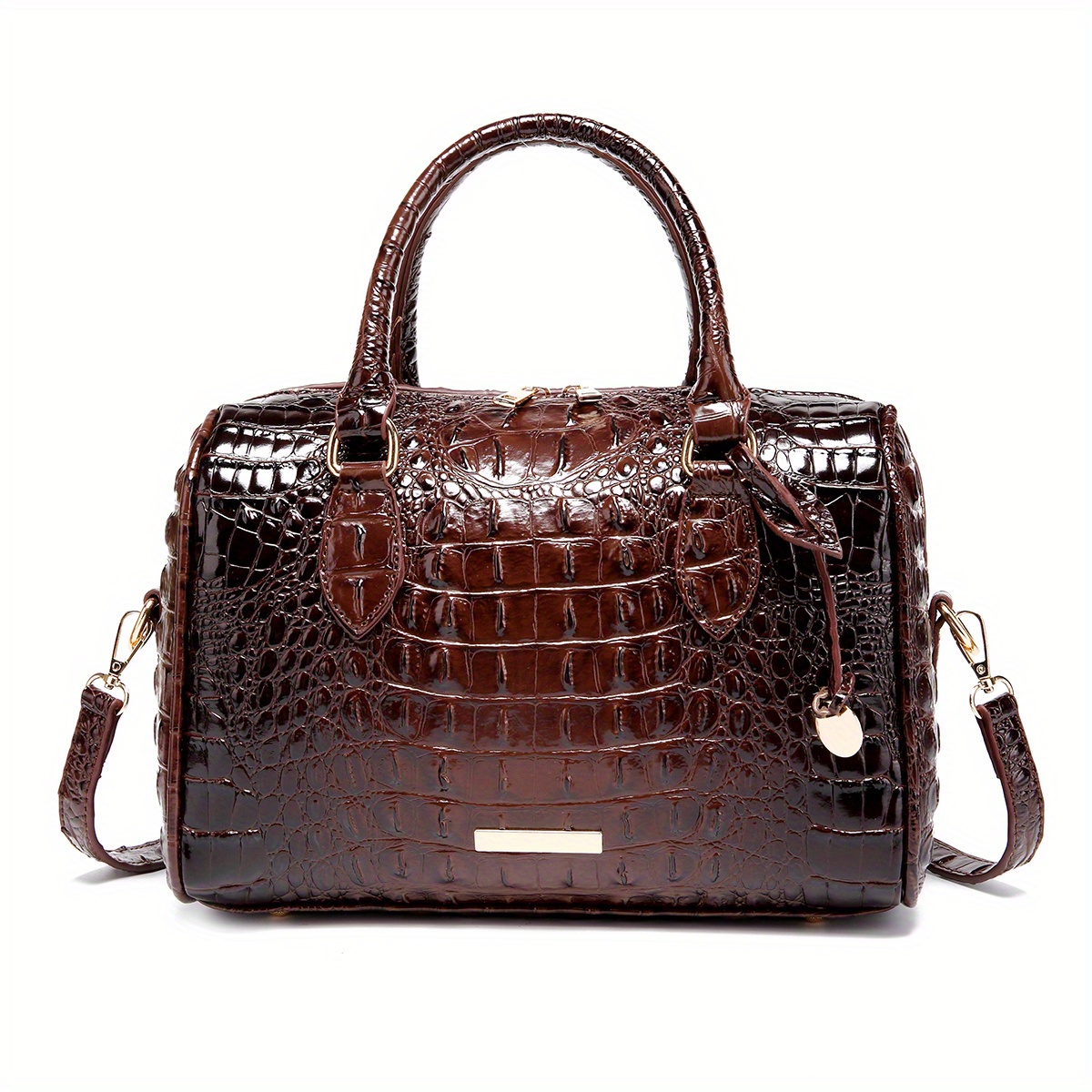 Stacy Melbourne Leather Satchel - Temu