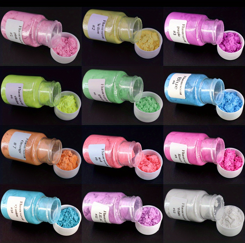 Epoxy Resin Dye Mica Powder Pigments Set Neon Mica Temu Australia