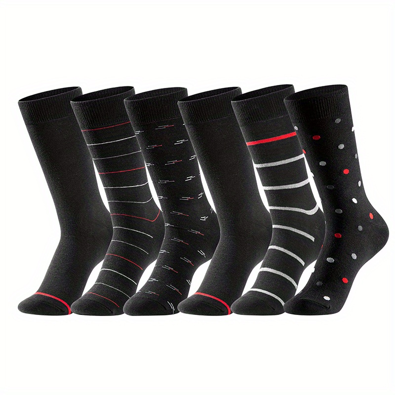 5 Pares Calcetines Casuales En Color Negro Hombre Suaves - Temu Mexico