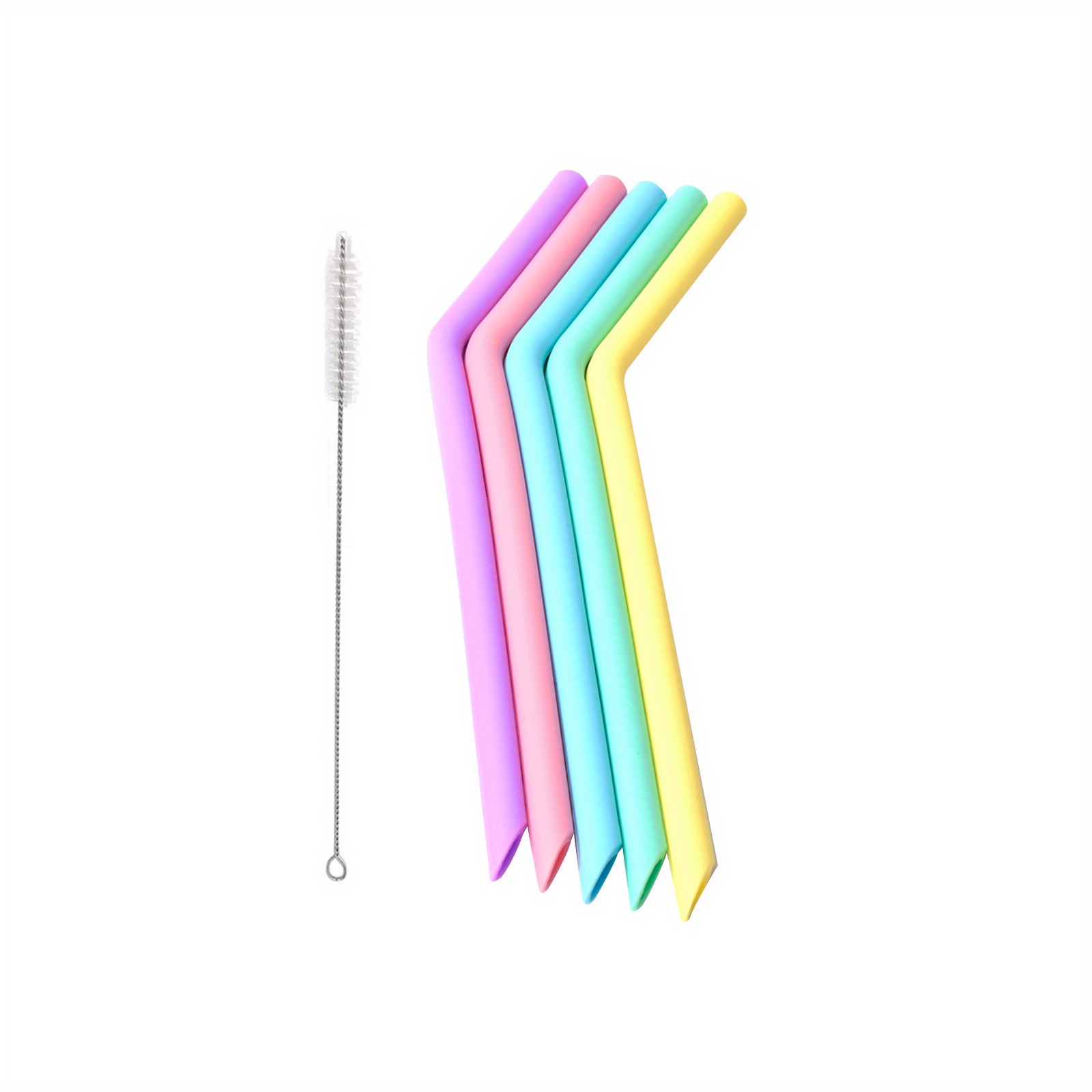Reusable Food Grade Silicone Straws Straight Bent Drinking Temu reusable-food-grade-silicone-straws-straight-bent-drinking-temu