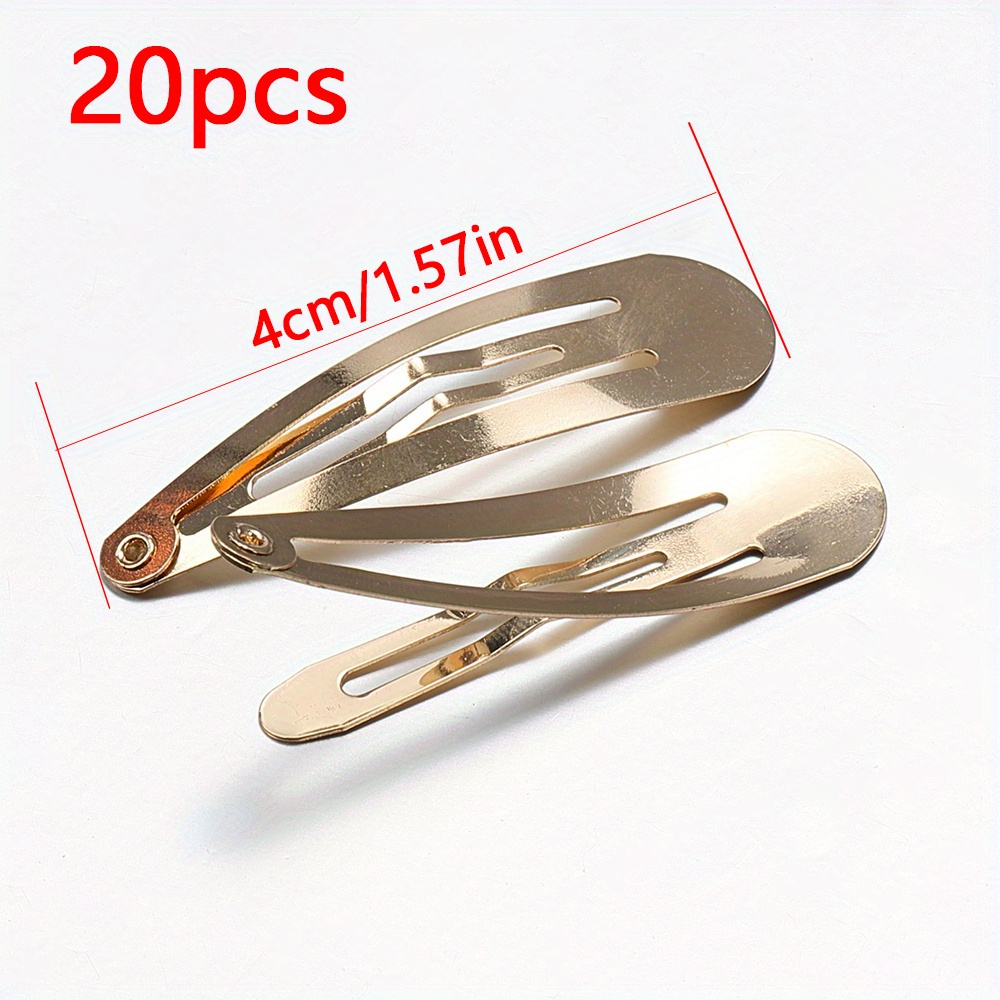 20pcs Metal Hairpin Base High Quality 4/5/6/7 Cm Bb Hairpin For Making Supplies Hairpin Accessories