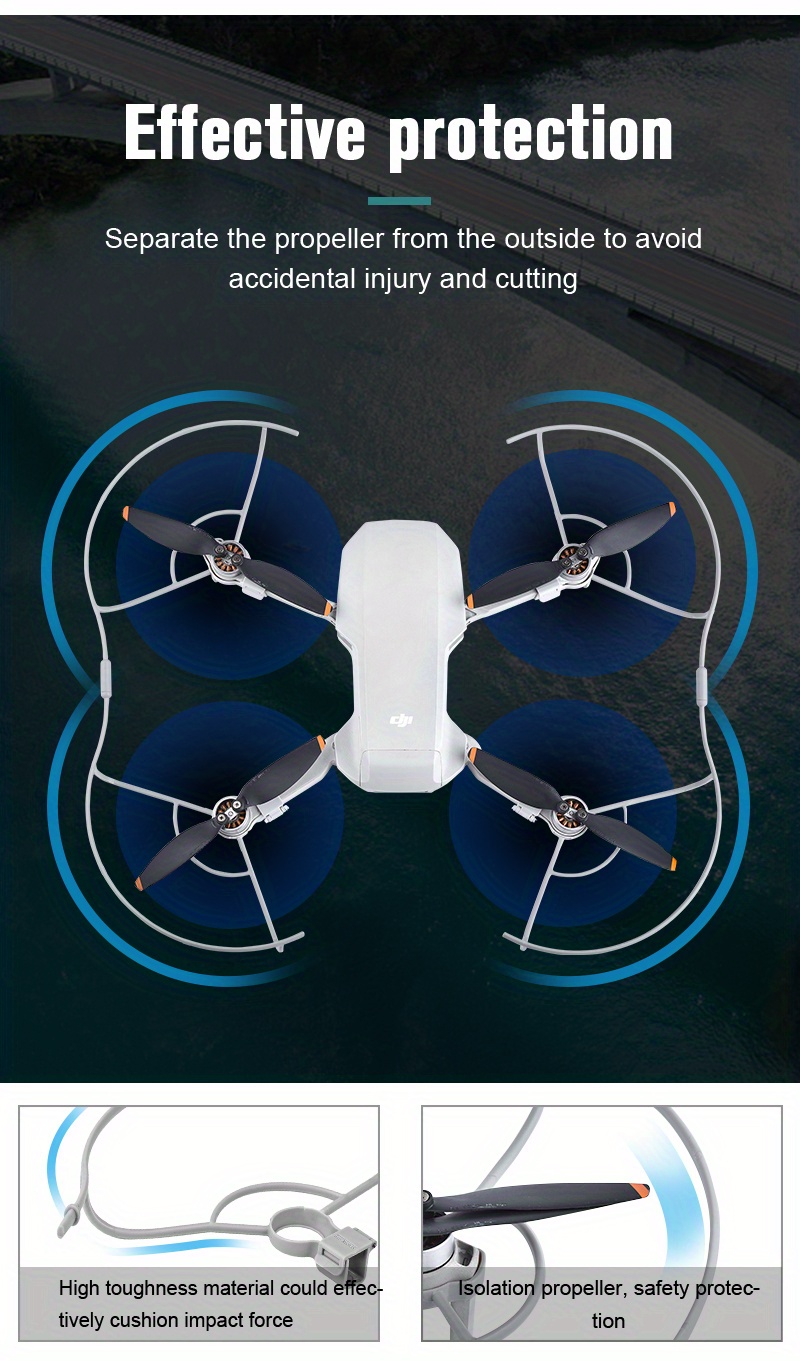 Mavic Mini 2 Protezione Elica Drone Dji Accessori Sicurezza - Temu Italy