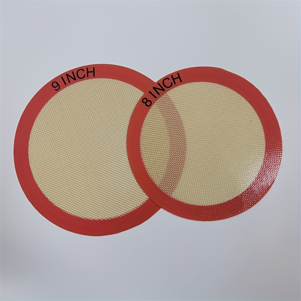 Heat Resistant Silicone Baking Mats Reusable Round Oven - Temu