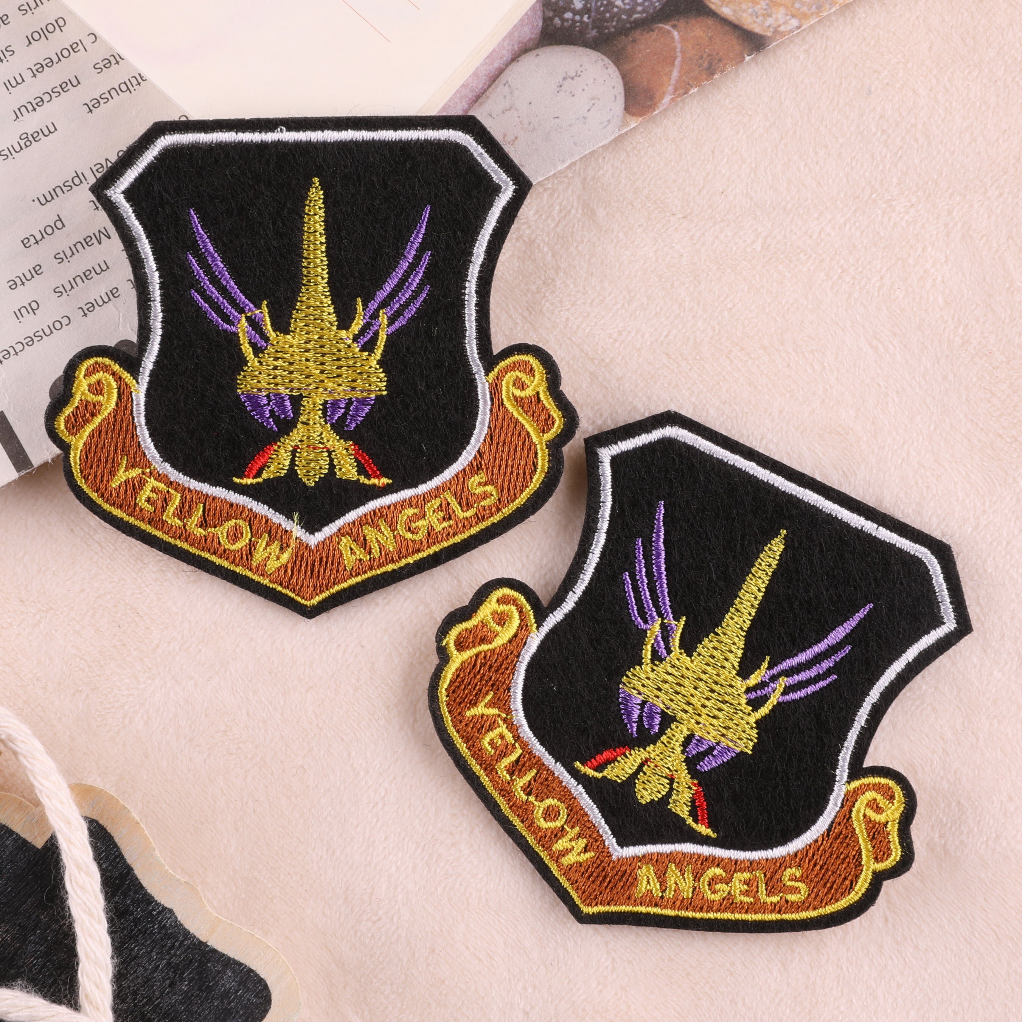 Embroidery Patch Logo Sew on Embroider Logo Label For Jacket - Temu