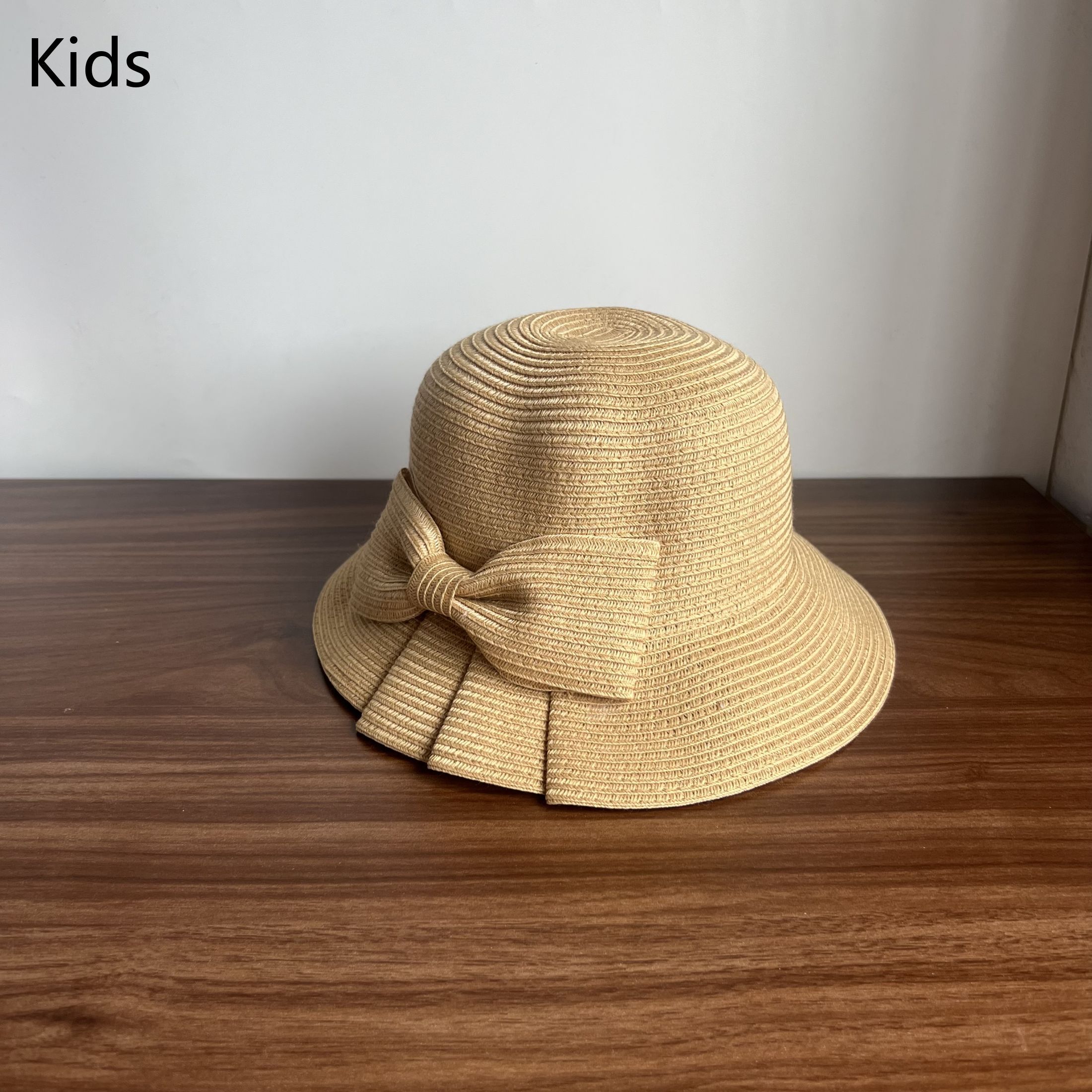 Gorros Sol Niños Gorros Ala Pequeña Lazo Mariposa Verano - Temu