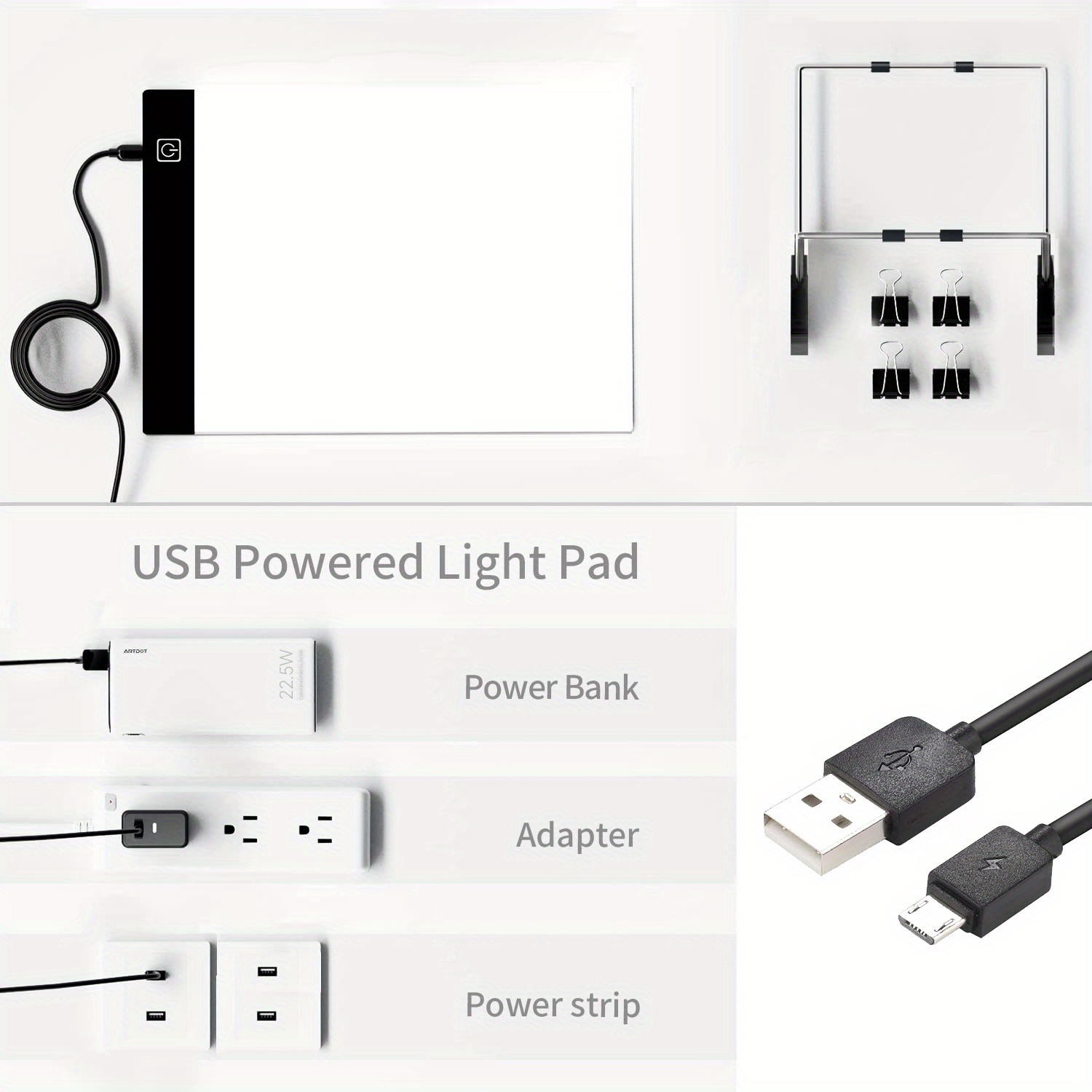 Huasheng LED Light Pad for Diamond Painting USB Light Professional