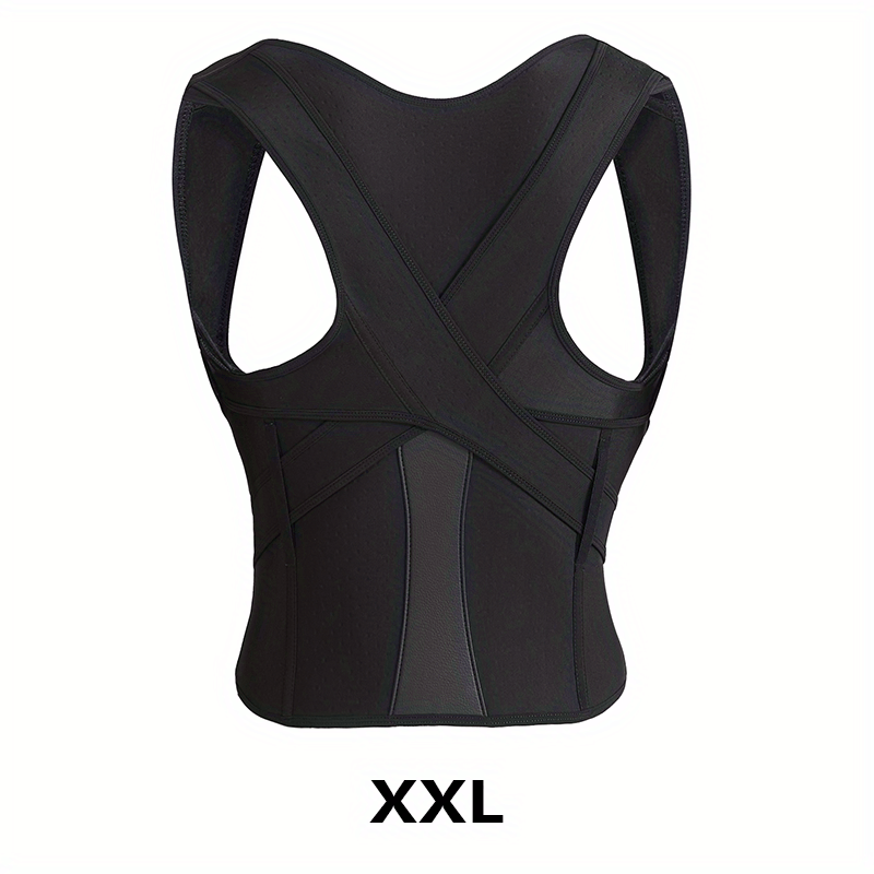  Omples - Corrector de postura para mujeres u hombres,  enderezador de espalda y hombros para corregir la postura corporal y  aliviar el dolor de cuello, para entrenar la postura, talla L