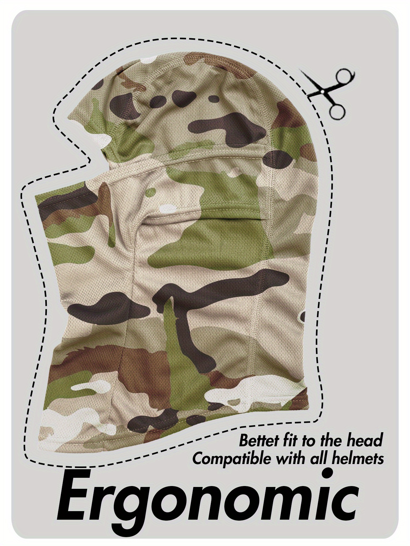 Breathable Mesh Balaclava Camouflage Bike Mask