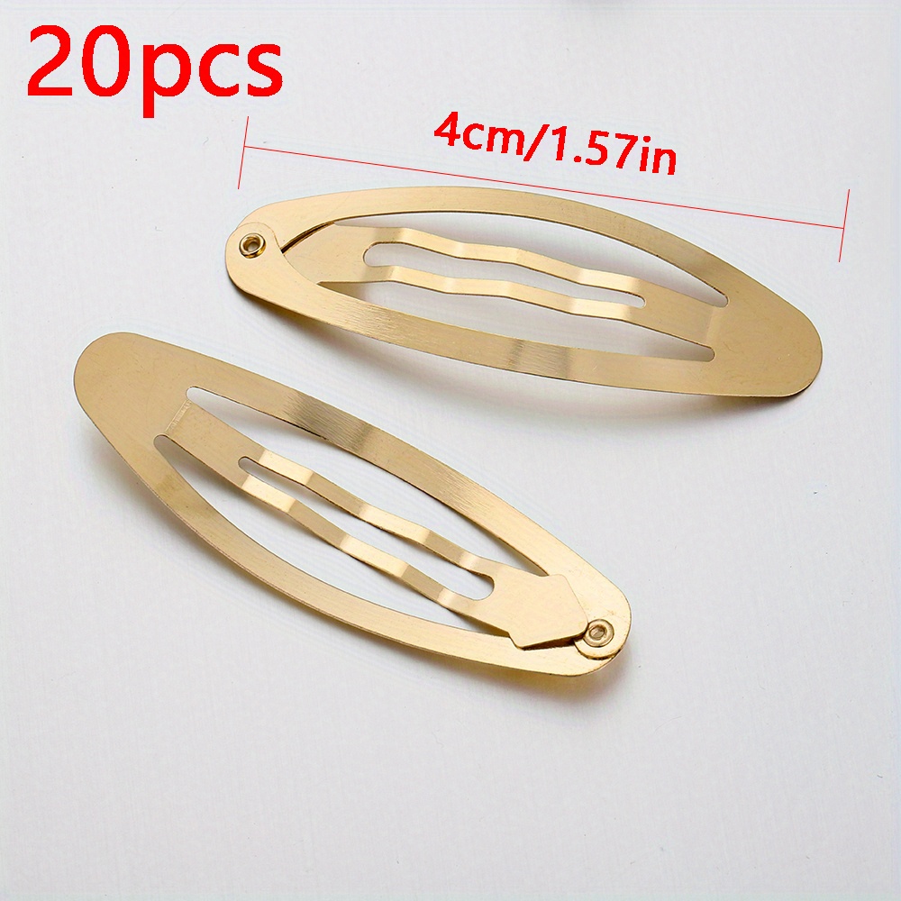 20pcs Metal Hair Clips, for DIY Jewelry Making Hair Accessories,Temu