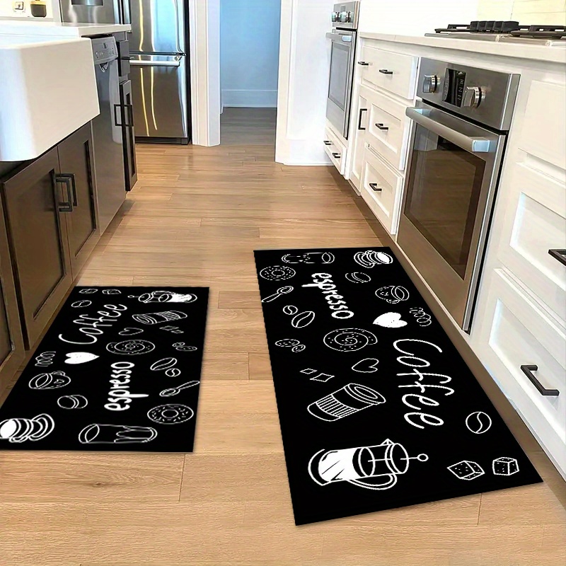 Anti-fatigue Non-slip Kitchen Floor Mat - Waterproof, Dirt-resistant,  Machine Washable, Perfect For Laundry, Bathroom, And Living Room - Enhance  Room Decor - Temu