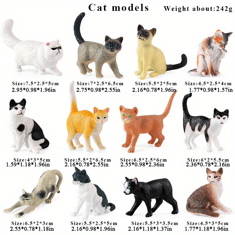 Acheter Figurines d'action de Mini chats de compagnie, 1 pièce