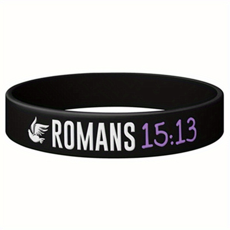 Christian Bible Verse Silicone Bracelets