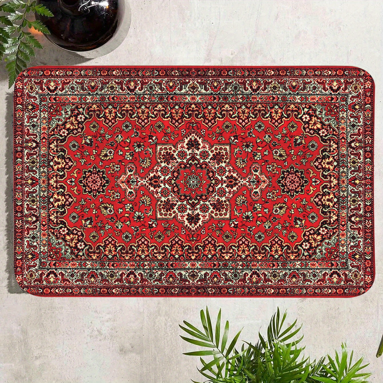 Irregular Vintage Board Drawing Sponge Rug modern Floor Mat - Temu