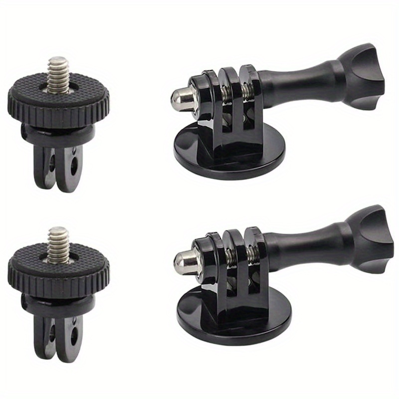 Image of Tripod Adapter Mounts For 11 10 9 8 7 6 5 4 3 2 1/4-20 Screw Adapter For Go Pro Hero Yi 4k Sj4000 Eken H9r Dbpower Camera