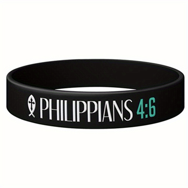 Christian Bible Verse Silicone Bracelets