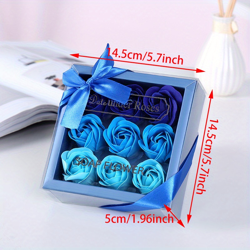 Rose Soap Flower Gift Box Valentine's Day Gift Holiday Party - Temu