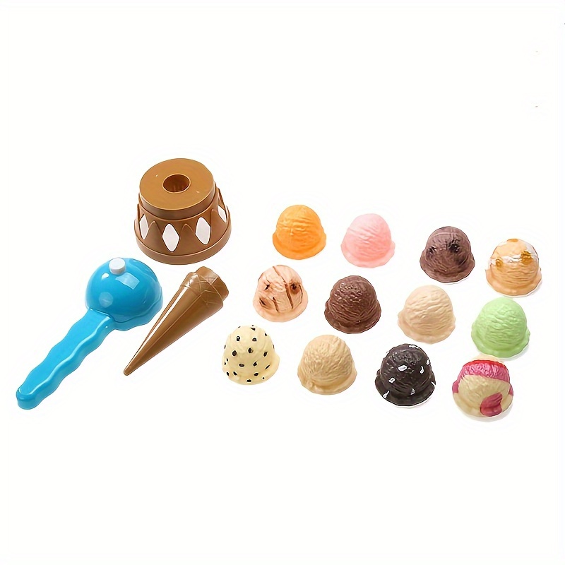 Pretend Play Ice Cream Maker Desserts Food Shop Set - Temu