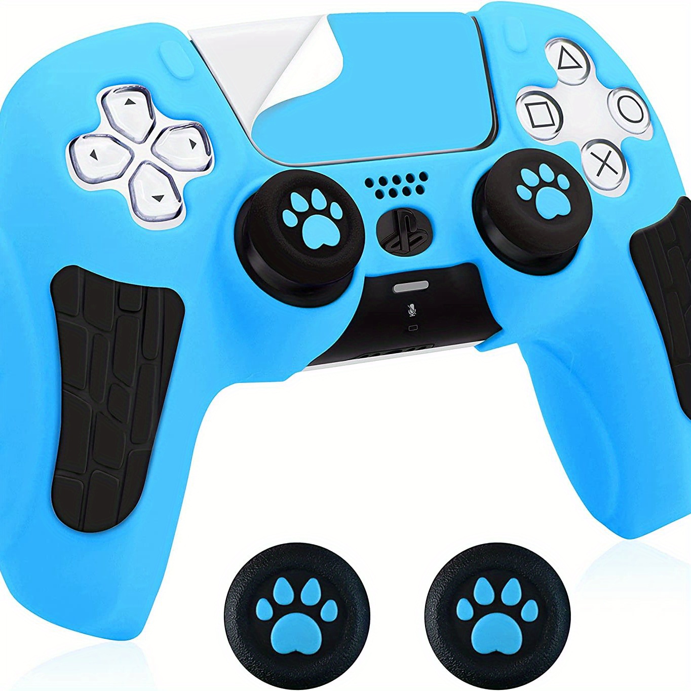 Suitable Ps5 Game Controller Silicone Cover Game Controller - Temu