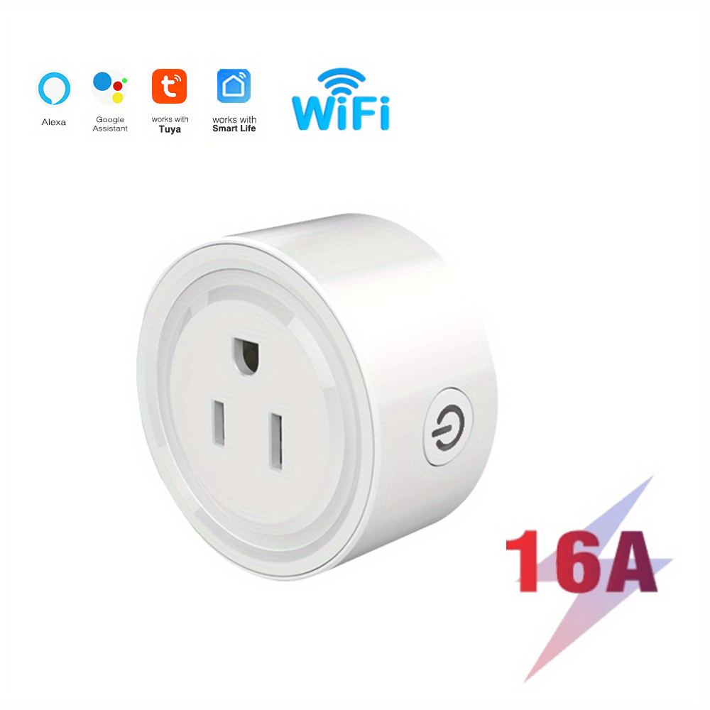 Tuya WiFi Smart Plug Socket Italy 16A Power Monitor Timing Function Smart  Life APP Control Outlet Works With Alexa Google Home - AliExpress