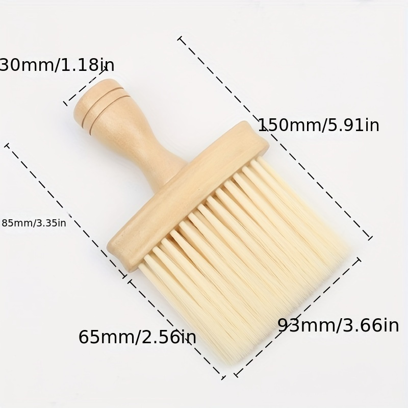 Wooden Handle Crevice Cleaning Brush, Handheld Crevice Cleaning