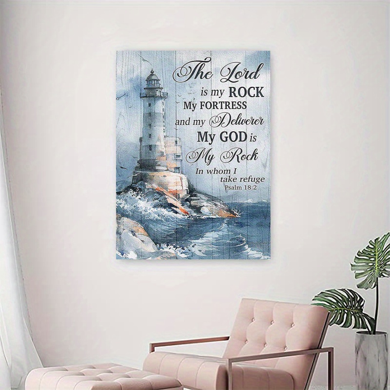 Ocean Lighthouse Wall Art Wall Decor Rustic Coastal Nautical Temu