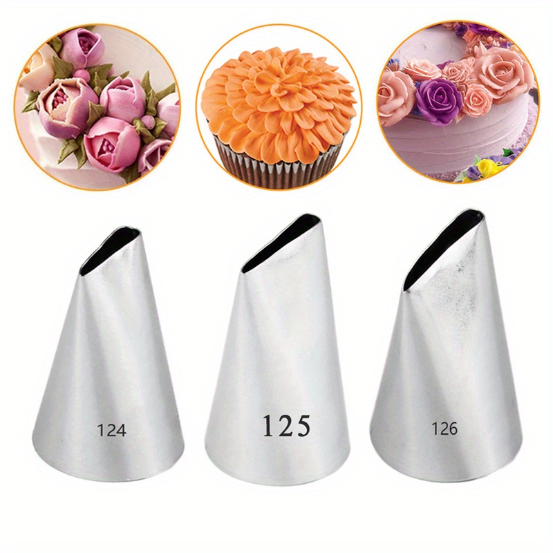 Rose Petals Icing Piping Tips Nozzles Cake Decorating Pastry